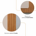 Painel Para Tv Até 60 Polegadas Roma Off White/cedro - Casa D