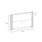 Painel Para Tv Até 60 Polegadas Roma Off White/cedro - Casa D