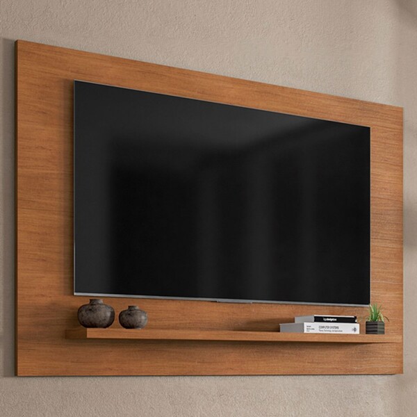 Painel Para Tv Até 60 Polegadas Safira 1 Prateleira Cedro- Ca