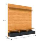 Painel Para Tv Até 60 Polegadas Studio Nature E Preto