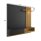 Painel Para Tv Até 60 Polegadas Tocantins 1 Porta 1 Prateleir