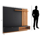 Painel Para Tv Até 60 Polegadas Tocantins 1 Porta 1 Prateleir