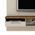 Painel Para Tv Até 60 Polegadas Toledo Off White E Ipê