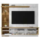 Painel Para Tv Até 60 Polegadas Trend 3 Portas Branco/cinanom