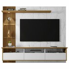 Painel Para Tv Até 60 Polegadas Trend 3 Portas Branco/cinanom