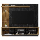 Painel Para Tv Até 60 Polegadas Trend 3 Portas Preto Fosco/ci