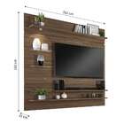 Painel Para Tv Até 60 Polegadas Unio Nogal