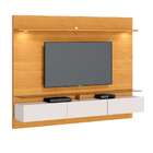Painel Para Tv Até 60 Polegadas Vidratto Nature E Off White 2