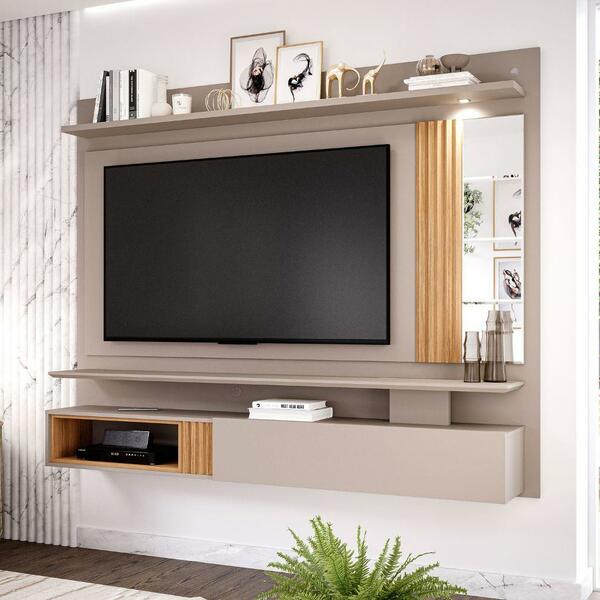 Painel Para Tv Até 60" Riviera Permobili Fendi/nature