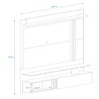 Painel Para Tv Até 60" Riviera Permobili Off White/savana