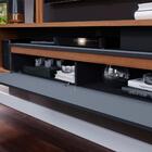 Painel Para Tv Até 60" Treviso Permobili Preto Chumbo/savana