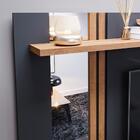 Painel Para Tv Até 60" Treviso Permobili Preto Chumbo/savana