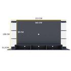 Painel Para Tv Até 65" Com Espelho Nairóbi Plus Multimóveis P