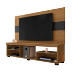 Painel Para Tv Até 65'' E Bancada Rock Para Sala - Freijó / P