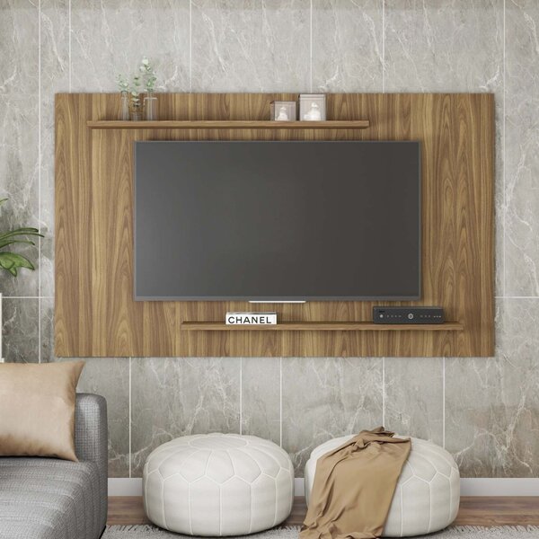 Painel Para Tv Até 65" Em Bp Com 2 Prateleiras 2.2 Multiverso
