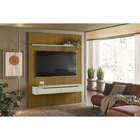 Painel Para Tv Até 65 Polegada Ripado Frizz Duetto Cedro Frj