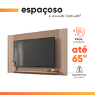 Painel Para Tv Até 65 Polegadas 1,80m Com Impressão 3d Intens