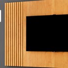 Painel Para Tv Até 65 Polegadas 100% Mdf Ripado 237cm Piazza