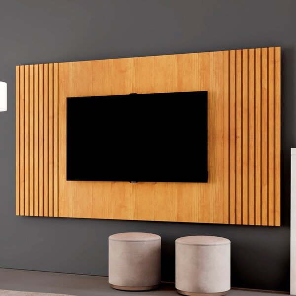 Painel Para Tv Até 65 Polegadas 100% Mdf Ripado 237cm Piazza