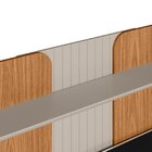 Painel Para Tv Até 65 Polegadas 136cmx160cm Friburgo Nature/o