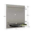 Painel Para Tv Até 65 Polegadas 155cmx165cm 2 Gavetas Espelha