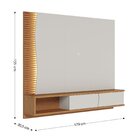 Painel Para Tv Até 65 Polegadas 155cmx179cm Com Led Detalhe R