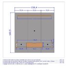 Painel Para Tv Até 65 Polegadas 160,5cmx158,4cm Lisboa Off Wh