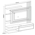 Painel Para Tv Até 65 Polegadas 160,8cmx180cm Ripado 1 Porta