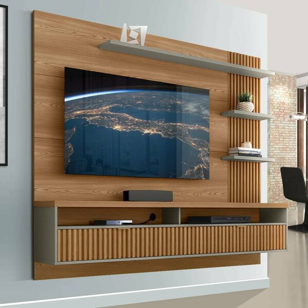 Painel Para Tv Até 65 Polegadas 174cmx203cm Ripado Araruna