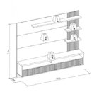 Painel Para Tv Até 65 Polegadas 174cmx203cm Ripado Araruna