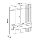 Painel Para Tv Até 65 Polegadas 180cmx160cm Ripado Com Led Ma