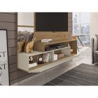 Painel Para Tv Até 65 Polegadas 1 Porta 2 Prateleiras 2 Nicho