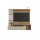 Painel Para Tv Até 65 Polegadas 1 Porta 2 Prateleiras 2 Nicho