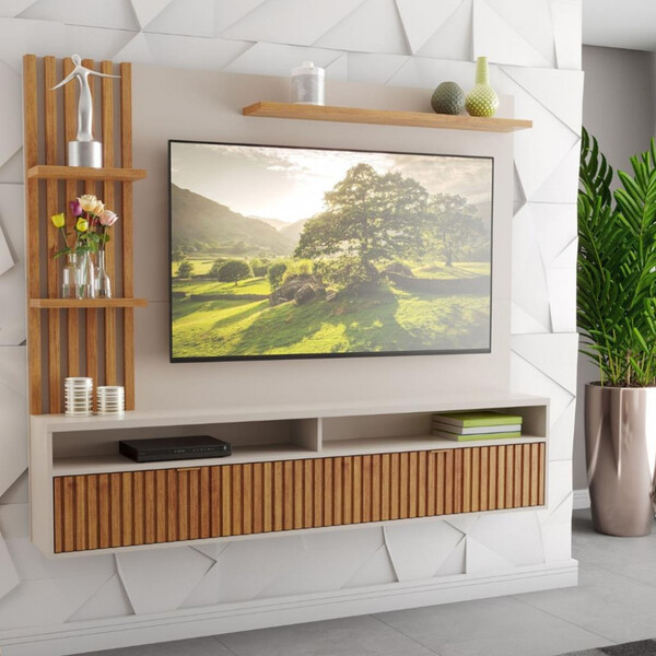 Painel Para Tv Até 65 Polegadas 1 Porta Bueno Viero