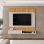 Painel Para Tv Até 65 Polegadas 1 Porta Deslizante Frisado De