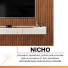 Painel Para Tv Até 65 Polegadas 2,23m Ripado Autêntico Com Le
