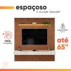 Painel Para Tv Até 65 Polegadas 2,23m Ripado Autêntico Com Le