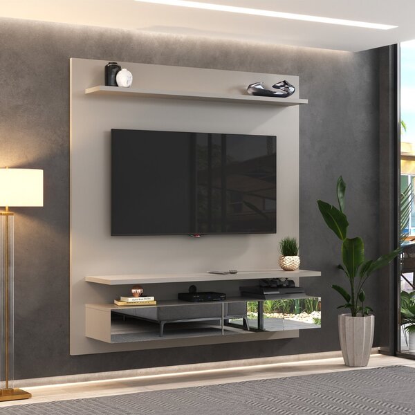 Painel Para Tv Até 65 Polegadas 2 Gavetas Espelhadas Bp1061e