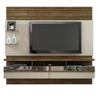 Painel Para Tv Até 65 Polegadas 2 Portas Basculantes 3 Nichos