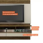 Painel Para Tv Até 65 Polegadas 2 Portas Basculantes 3 Nichos