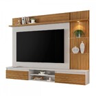 Painel Para Tv Até 65 Polegadas 2 Portas Com Led Off White/fr