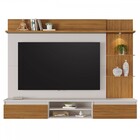 Painel Para Tv Até 65 Polegadas 2 Portas Com Led Off White/fr
