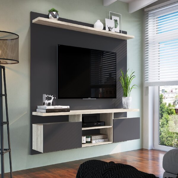 Painel Para Tv Até 65 Polegadas 2 Portas Pa181 Dallas Irm Gra