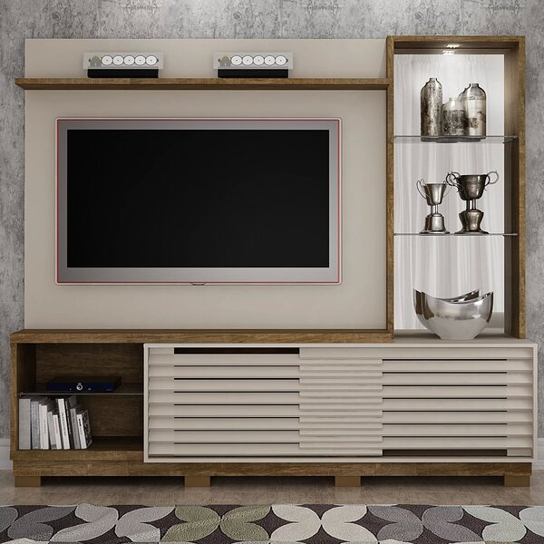 Painel Para Tv Até 65 Polegadas 2 Portas Ravena Valdemóveis O