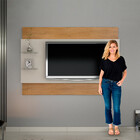 Painel Para Tv Até 65 Polegadas 2 Prateleiras Turim Valdemóve