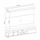 Painel Para Tv Até 65 Polegadas Adrian 2 Portas 12896 Seda -