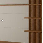 Painel Para Tv Até 65 Polegadas Araruna Freijó E Off White