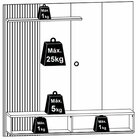 Painel Para Tv Até 65 Polegadas Aurora 1 Porta Cumaru - Madet