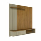 Painel Para Tv Até 65 Polegadas Aurora 1 Porta Cumaru/opala -
