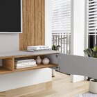 Painel Para Tv Até 65 Polegadas Búzios Cinamomo/off-white